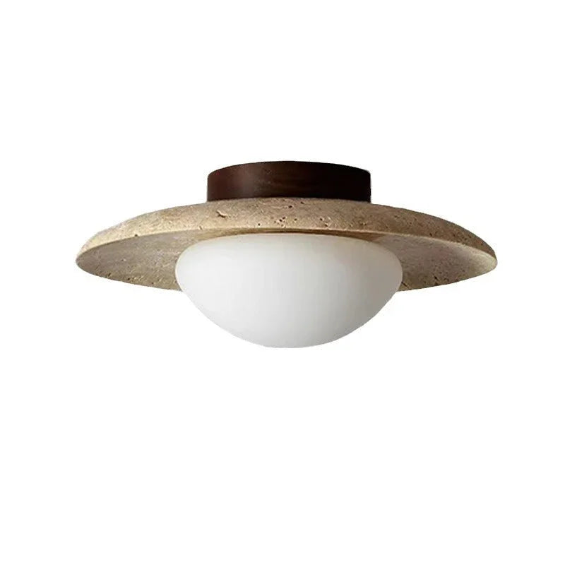 Fendelta Travertine Ceiling Lamp