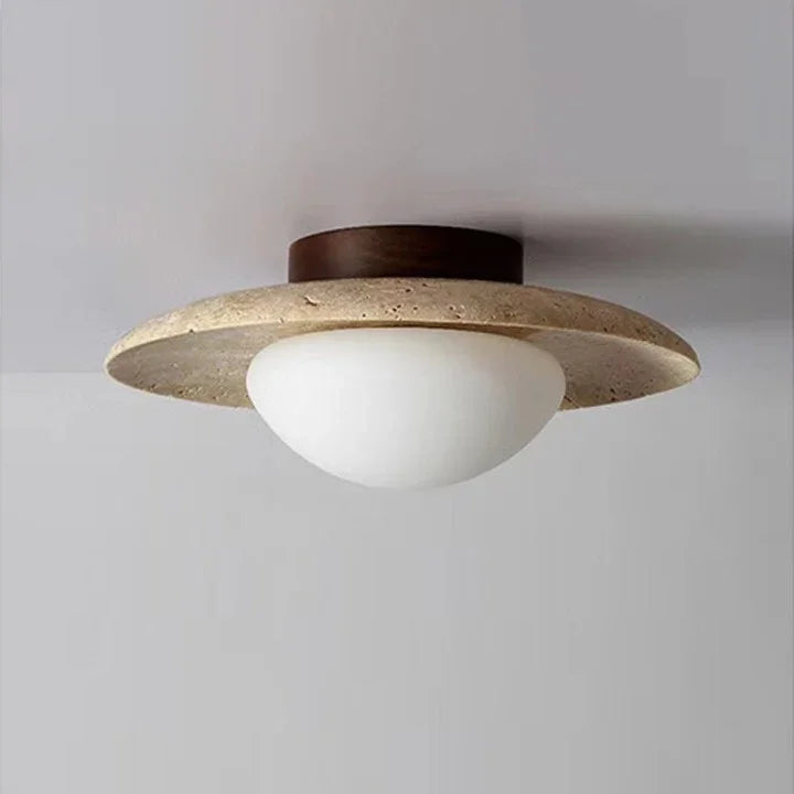 Fendelta Travertine Ceiling Lamp