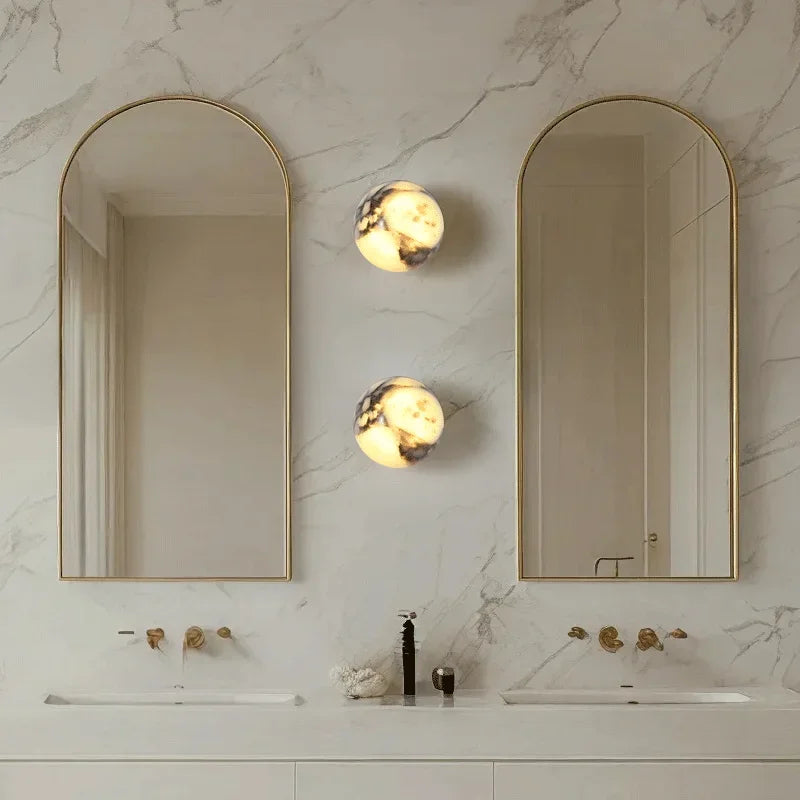 Fernside Marble Wall Lamp