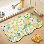 Floral-Themed Soft Bath Mat | TheKanta