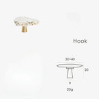 Frostfield Marble Brass Knob