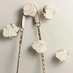Frostfield Marble Brass Knob