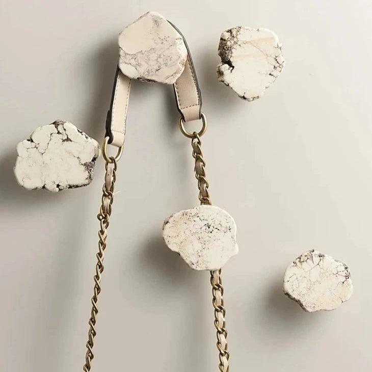 Frostfield Marble Brass Knob
