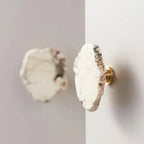 Frostfield Marble Brass Knob