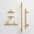 Frymita Brass Knurled T-Bar Handle