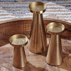 Frynossa Brass Candle Holders