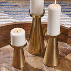 Frynossa Brass Candle Holders