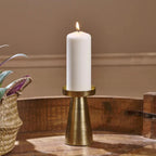 Frynossa Brass Candle Holders