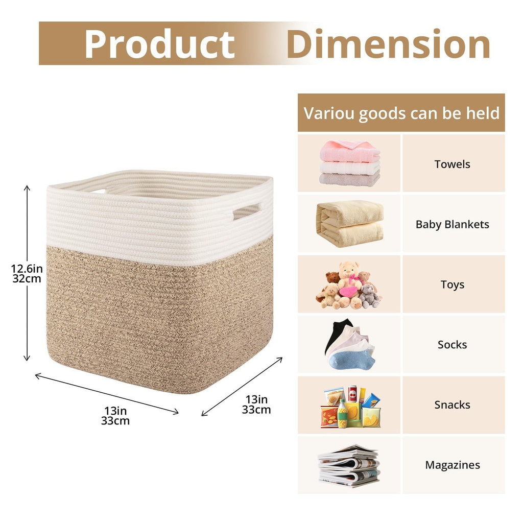 Functional Storage Basket with Carrying Handles | TheKanta