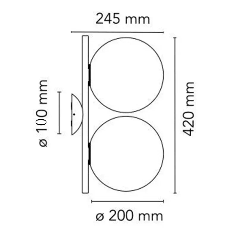 Galtesa Glass Wall Lamp
