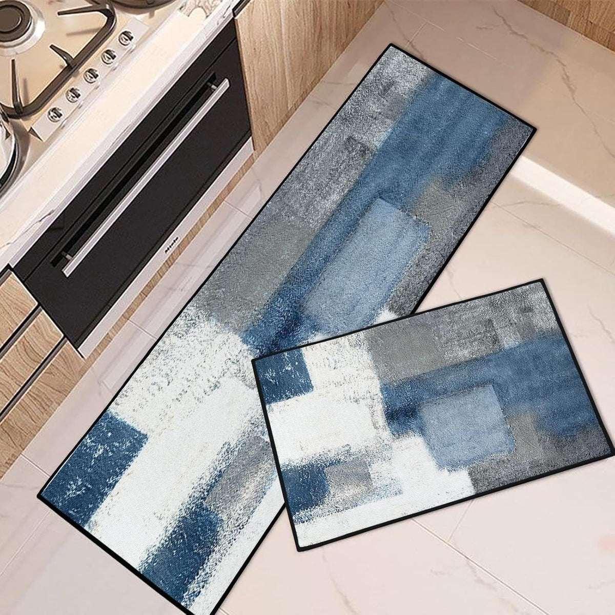 Geometric Patterned Kitchen Runner Mat | TheKanta