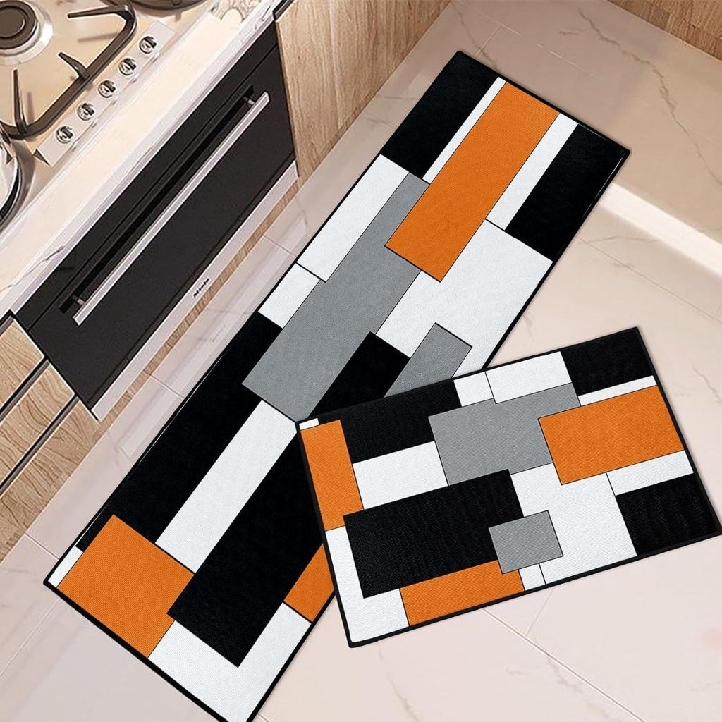 Geometric Patterned Kitchen Runner Mat | TheKanta