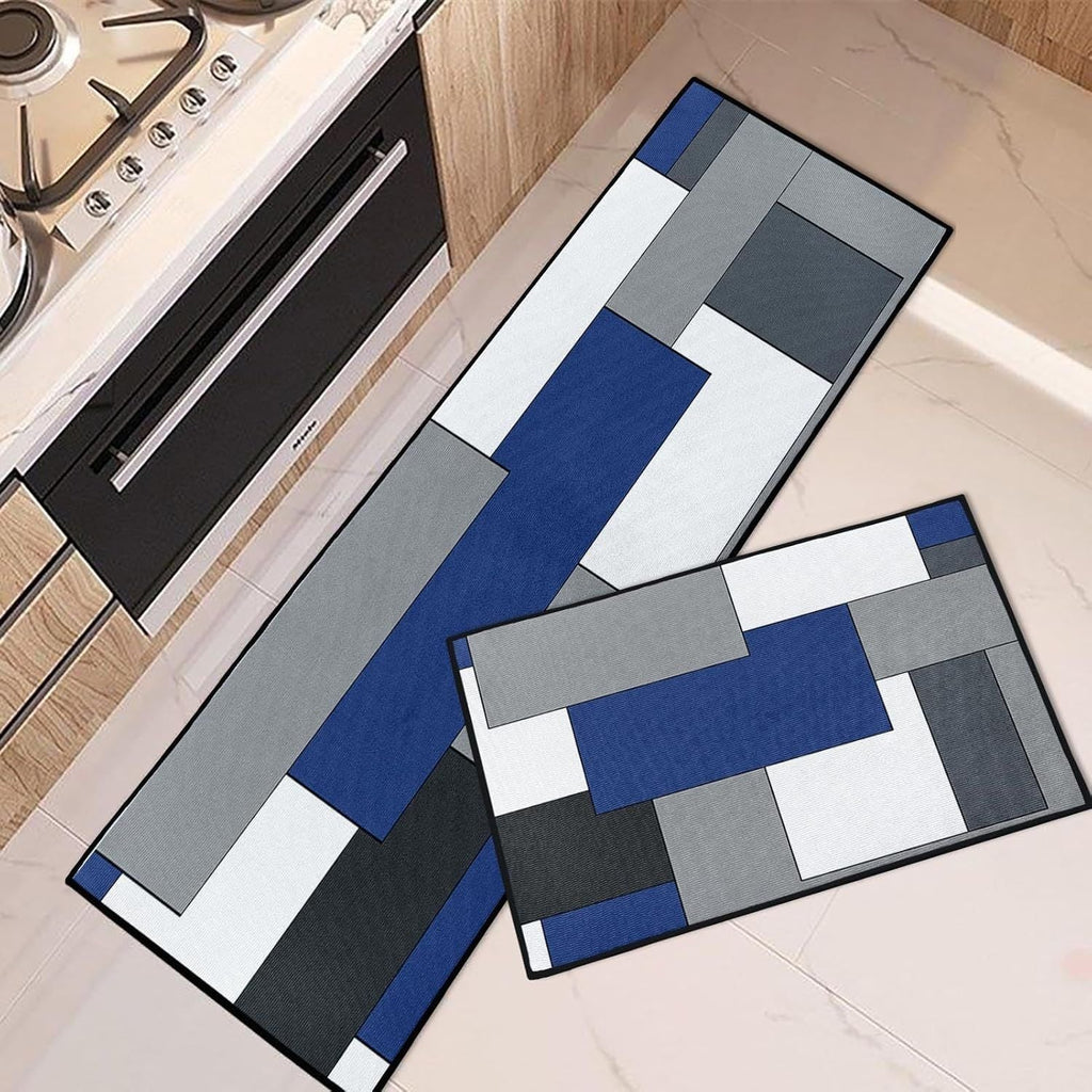Geometric Patterned Kitchen Runner Mat | TheKanta
