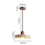 Gilstina Travertine Pendant Lamp