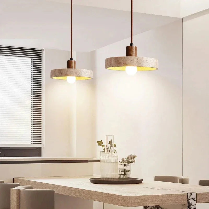 Gilstina Travertine Pendant Lamp