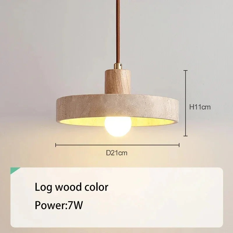 Gilstina Travertine Pendant Lamp