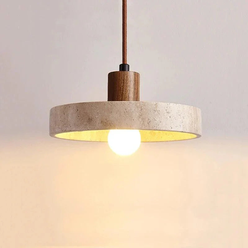 Gilstina Travertine Pendant Lamp