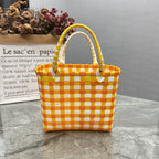 Handbag Yellow White Beige | TheKanta