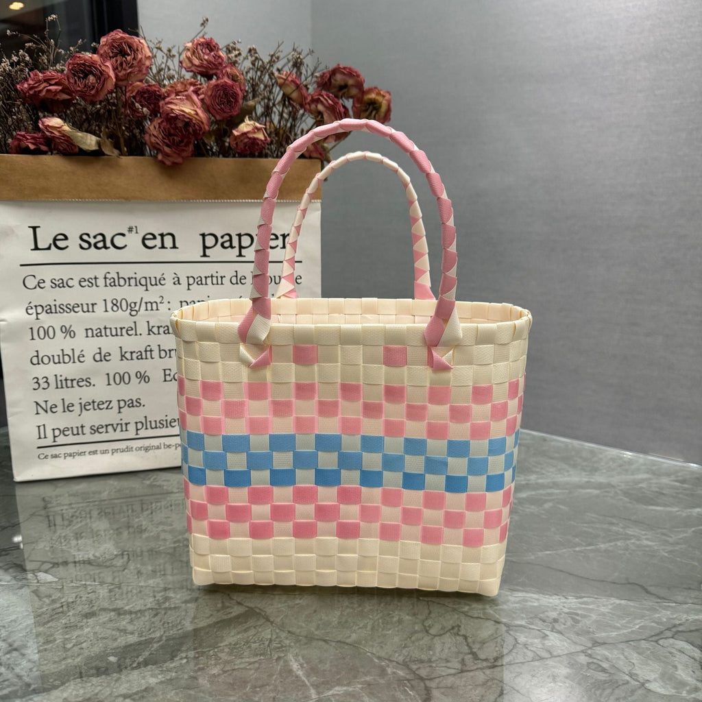 Handbag Yellow White Beige | TheKanta
