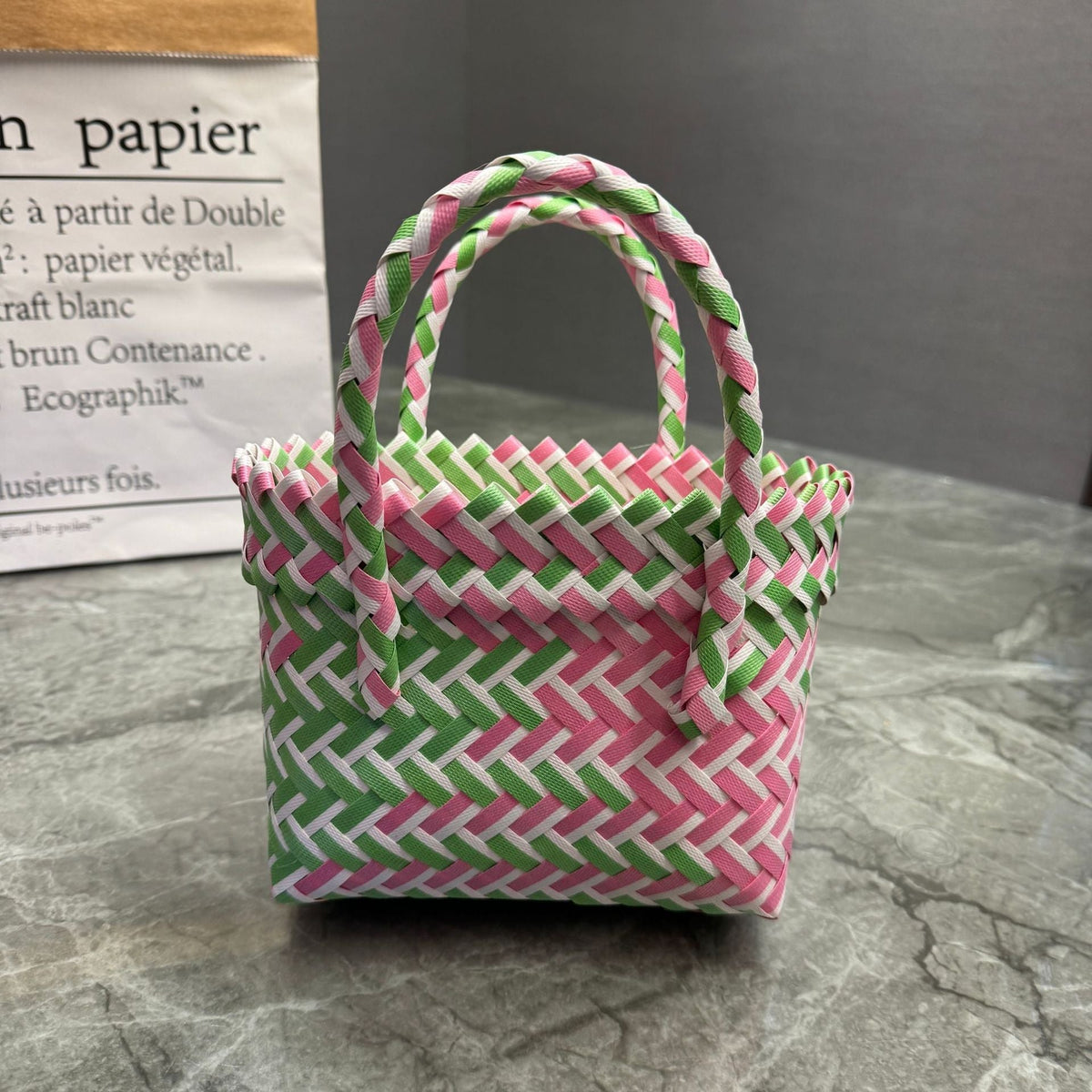 Handcrafted Basket Bag in Stylish Design | TheKanta