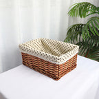 Handcrafted Decorative Woven Basket with Liner | TheKanta