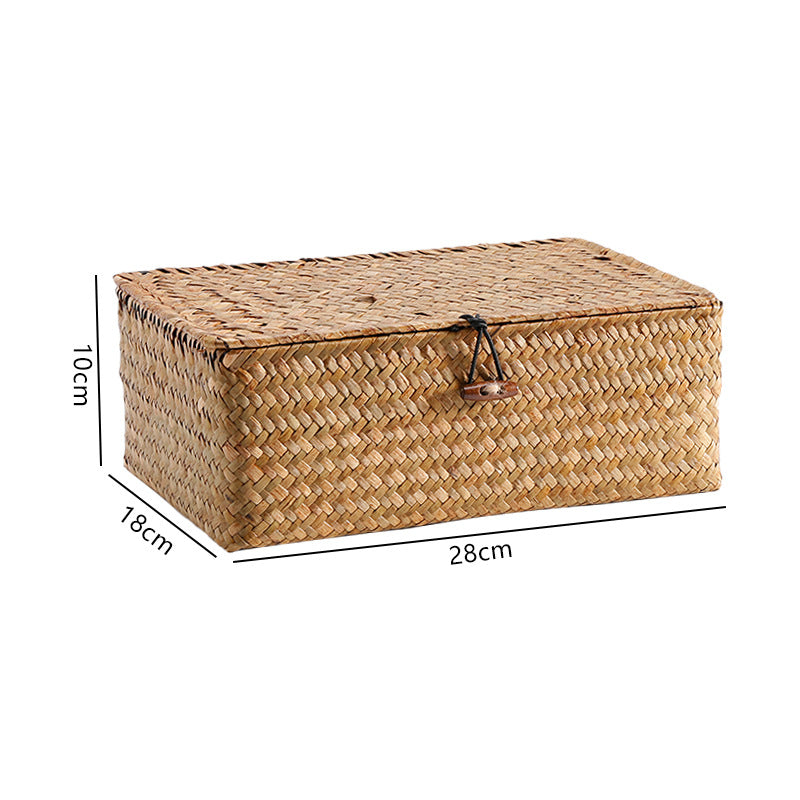 Handcrafted Rectangular Woven Storage Container | TheKanta