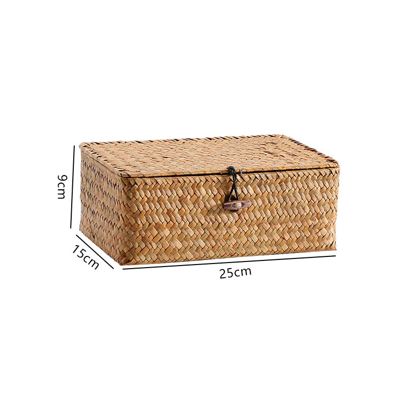 Handcrafted Rectangular Woven Storage Container | TheKanta