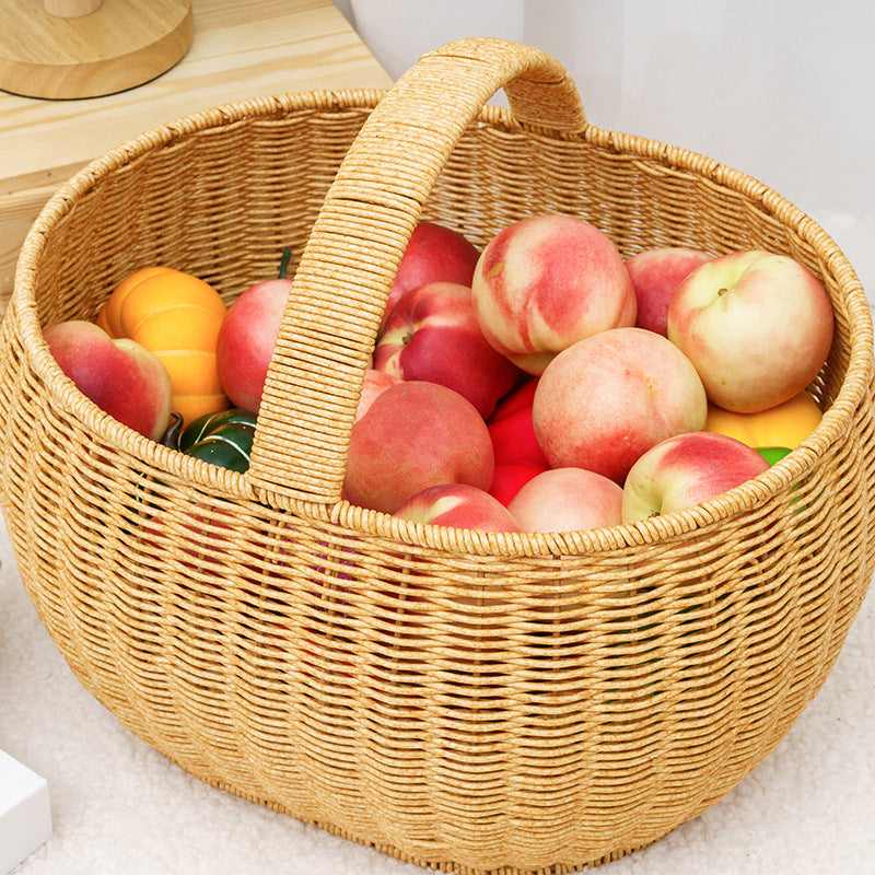 Handcrafted Woven Storage Basket Colorful | TheKanta