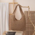 Handmade Wicker Bag Brown Beige | TheKanta