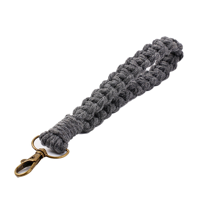 Handwoven Macrame Keychain Holder | TheKanta