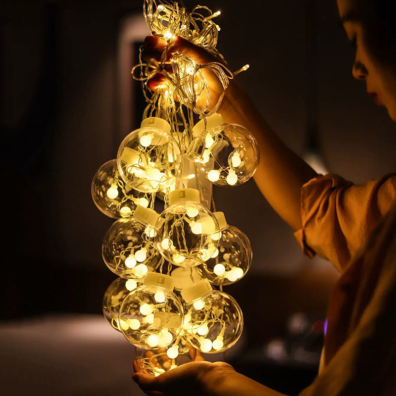 Hanging LED Globe String Lights | TheKanta