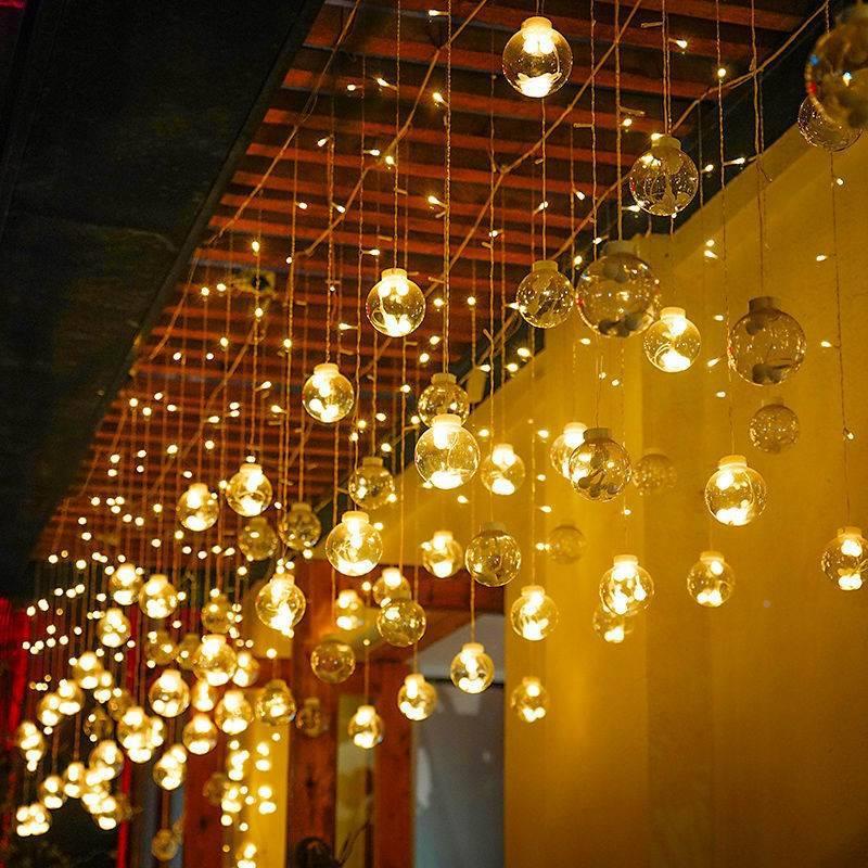 Hanging LED Globe String Lights | TheKanta