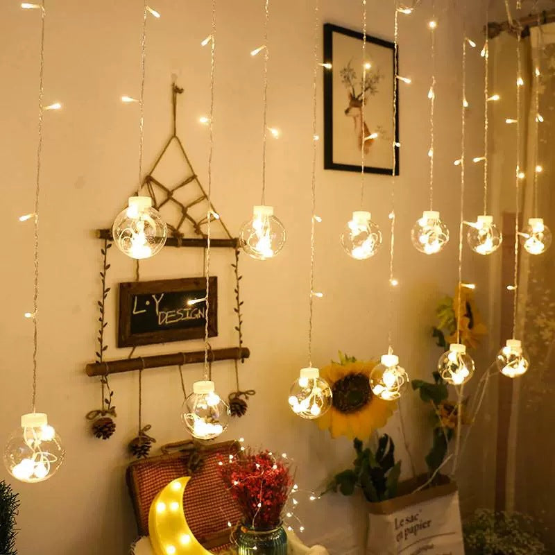 Hanging LED Globe String Lights | TheKanta