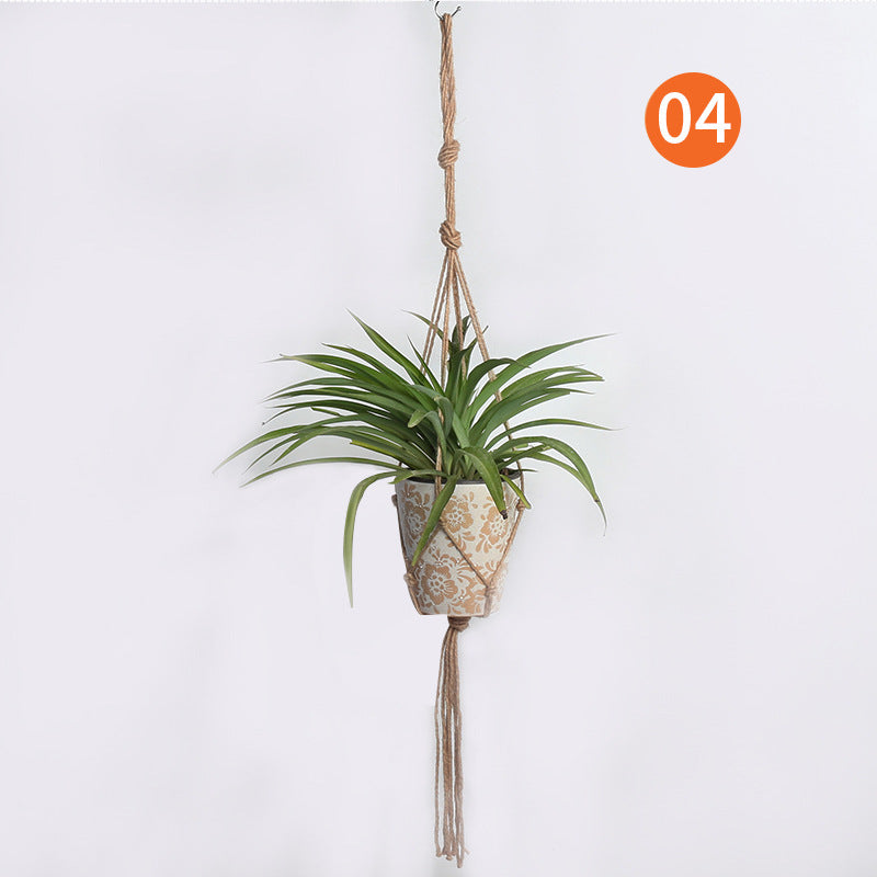 Hanging Plant Holder Jute Tape | TheKanta