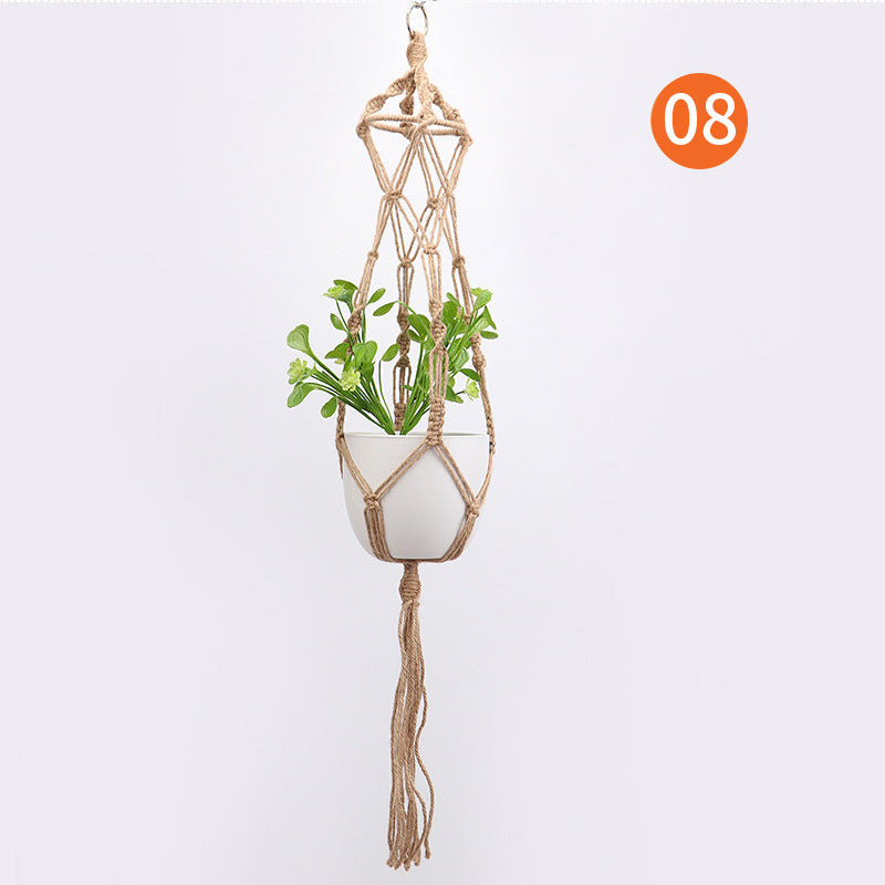 Hanging Plant Holder Jute Tape | TheKanta