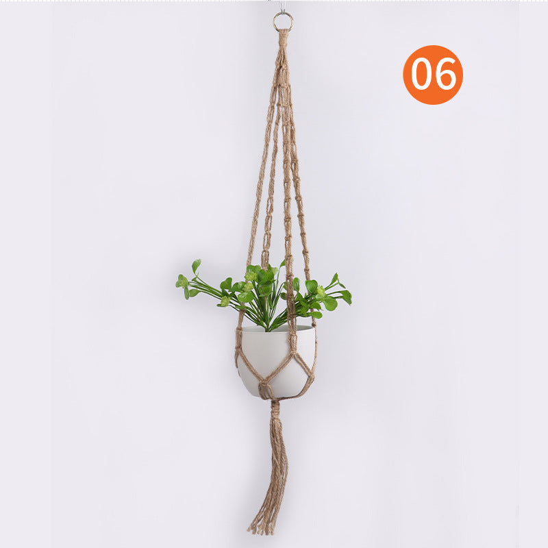 Hanging Plant Holder Jute Tape | TheKanta