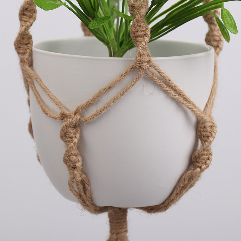 Hanging Plant Holder Jute Tape | TheKanta