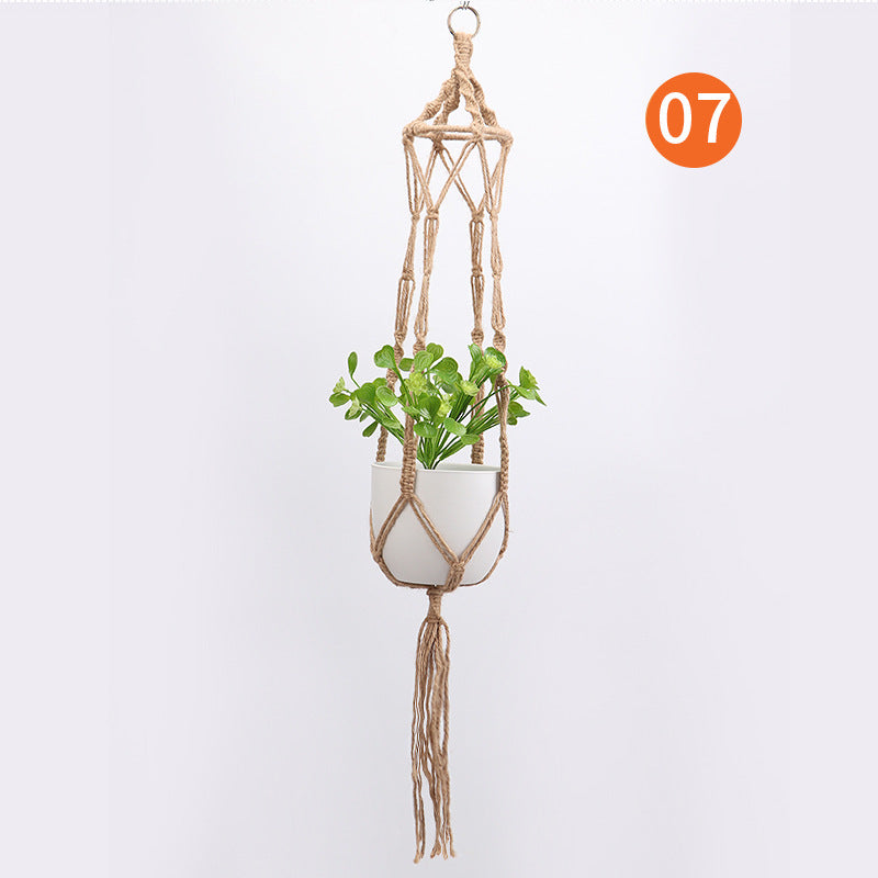 Hanging Plant Holder Jute Tape | TheKanta