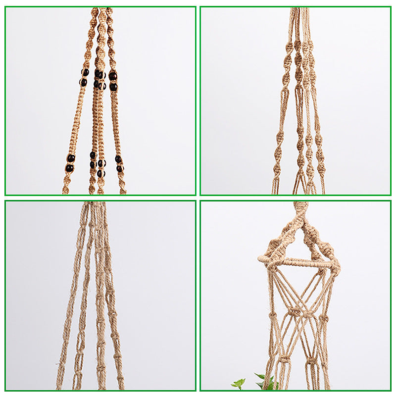 Hanging Plant Holder Jute Tape | TheKanta