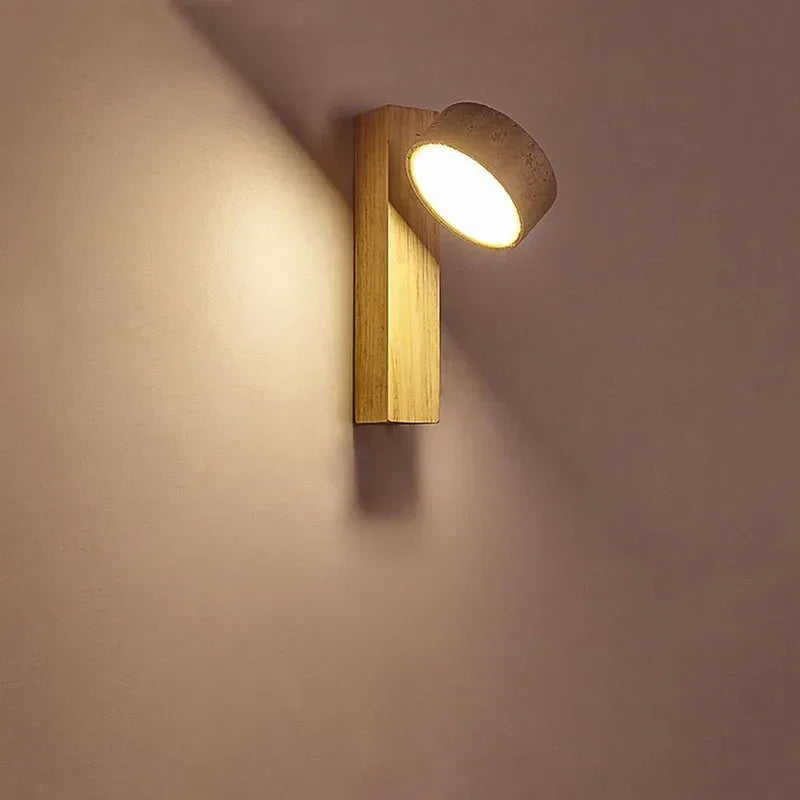 Harbella Travertine Wall Lamp