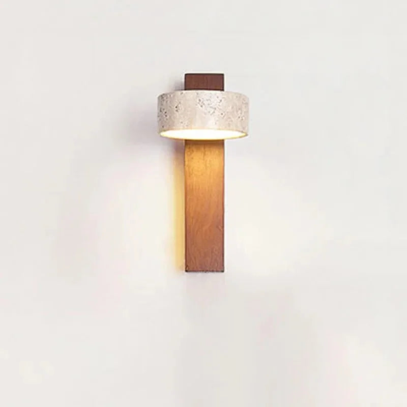 Harbella Travertine Wall Lamp
