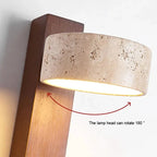 Harbella Travertine Wall Lamp
