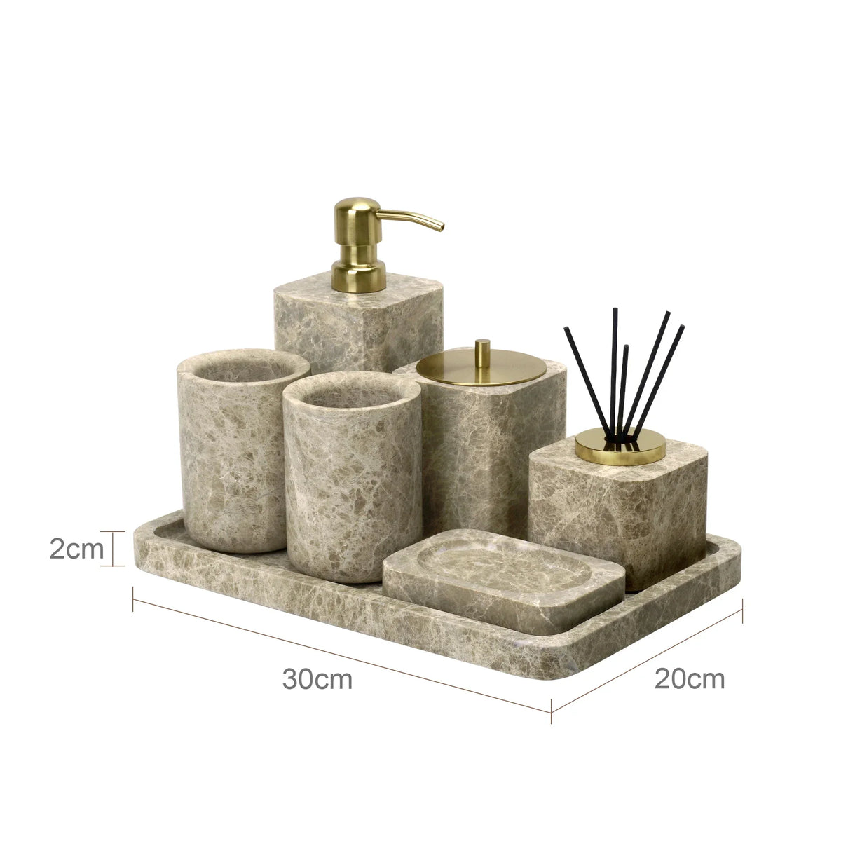 Harbita Bathroom Accessories Set