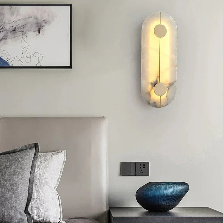 Hardia Marble Wall Lamp