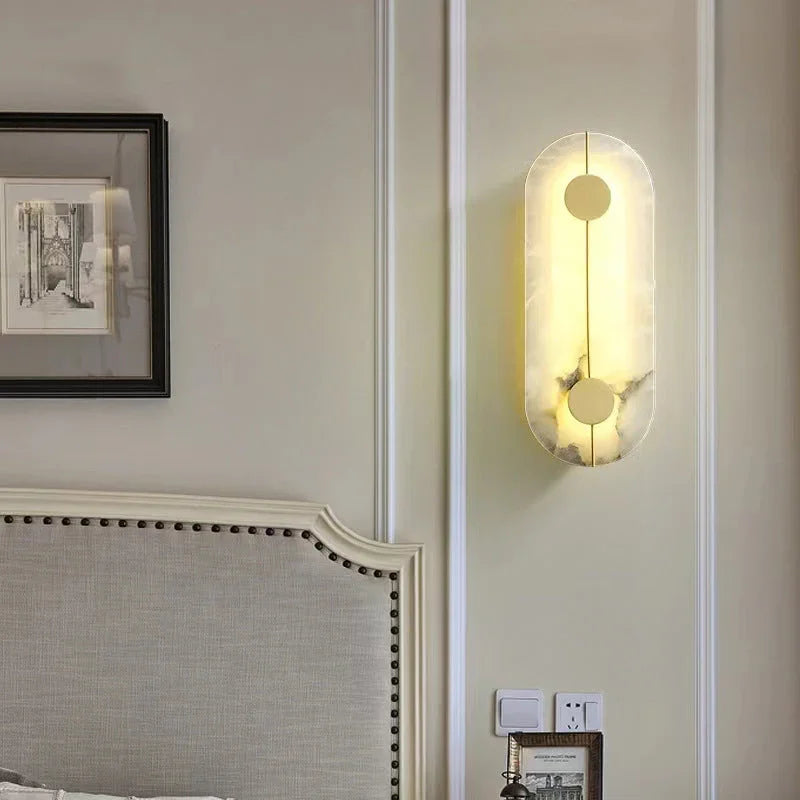 Hardia Marble Wall Lamp