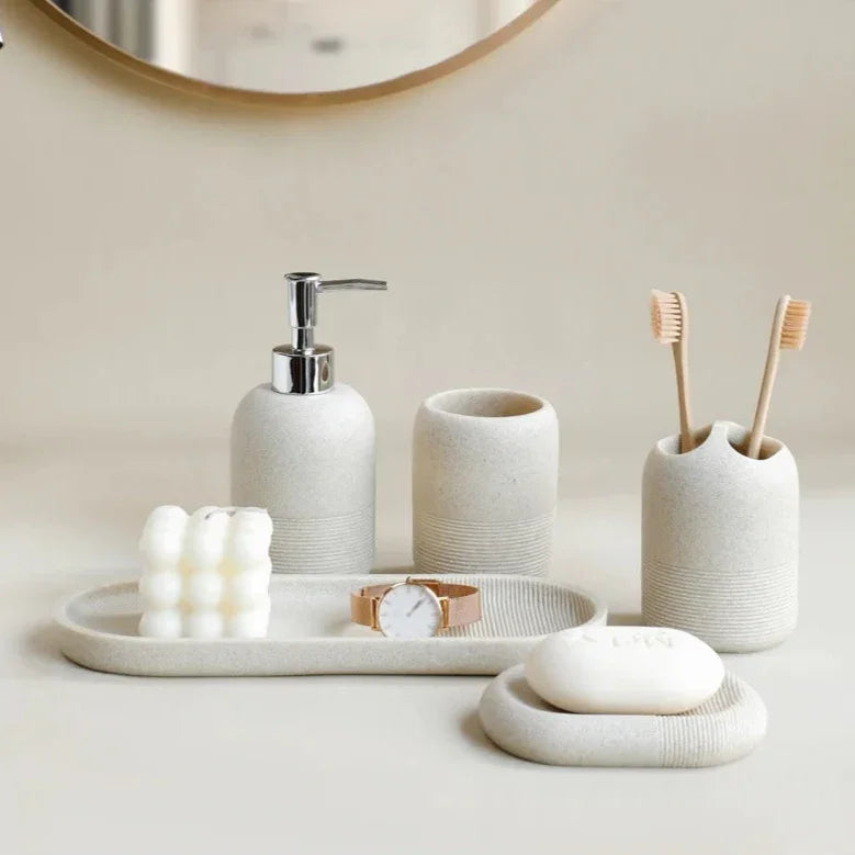 Helbella Bathroom Accessory Set