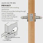 Heldando Door Lock Handle
