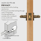 Heldando Door Lock Handle