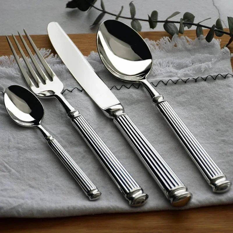Illvia Silver Cutlery Set