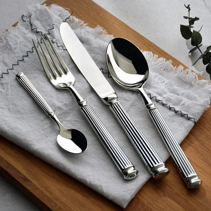Illvia Silver Cutlery Set